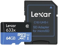 Pamäťová karta Lexar micro SDXC 64 GB UHS-I