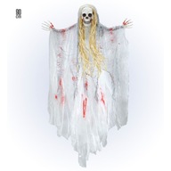 BIELA ​​LADY 90 CM HALLOWEEN ZÁVISNÁ DEKORÁCIA