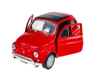 WELLY OLD TIMER FIAT NUOVA 500 RED 1:34 KOV NOVÝ MODEL WELLY OLD TIMER FIAT NUOVA 500 RED 1:34 KOV NOVÝ MODEL