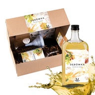 SET darčekovej krabičky pre babku priateľkinho dedka na výrobu vodky Dębówka SET darčekovej krabičky pre babku priateľkinho dedka na výrobu vodky Dębówka