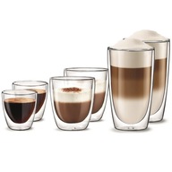 Thermal Latte Cappuccino Espresso poháre, 6 ks