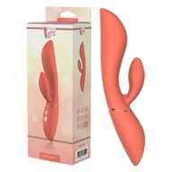 Vaginálny a klitoriálny stimulátor. Vibrátor. kremík. Vaginálny a klitoriálny stimulátor. Vibrátor. kremík.