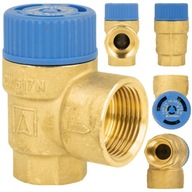 BEZPEČNOSTNÝ VENTIL PRE INŠTALÁCIU 8 BAROVÉ NÁDRŽE 1/2'' x 3/4" GW MSW AFRI BEZPEČNOSTNÝ VENTIL PRE INŠTALÁCIU 8 BAROVÉ NÁDRŽE 1/2'' x 3/4" GW MSW AFRI