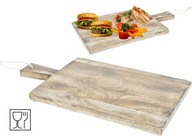 SERVISNÁ DOSKA, stojan z mangového dreva, 62 cm veľký, na nožičkách SERVISNÁ DOSKA, stojan z mangového dreva, 62 cm veľký, na nožičkách
