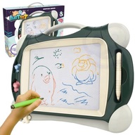 Farebná magnetická tabuľa WOOPIE Notebook + 2 zelené pečiatky Farebná magnetická tabuľa WOOPIE Notebook + 2 zelené pečiatky