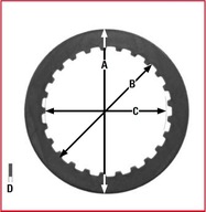 TRW LUCAS PRIESTOR DISKU SPOJKY CR 125 85- TRW LUCAS PRIESTOR DISKU SPOJKY CR 125 85-