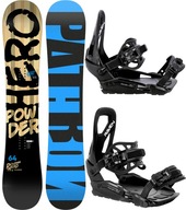 Pathron Powder Hero snowboard 169cm Wide + s230