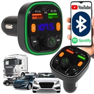 FM vysielač Bluetooth nabíjačka QC PD 20W USB x2