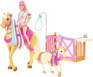 Barbie set stylingová starostlivosť pre bábiku poníky GXV77
