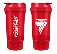 TREC SHAKER SILNEJŠIE SPOLU 500 ml ČERVENÝ SHAKER S KRABIČKOU NA PALUBKY ODOLNÝ