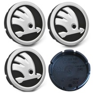 HLINÍKOVÉ KRYTY KOLIES ŠKODA 4x 5JA601151 KPL HLINÍKOVÉ KRYTY KOLIES ŠKODA 4x 5JA601151 KPL