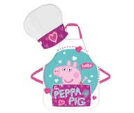 Kuchynská zástera a čiapka PEPPA PIG pre deti