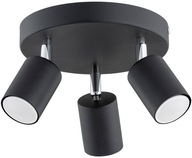 Stropné svietidlo Luster Plafond trubice Kovové bodové LED GU10 Čiernobiele Stropné svietidlo Luster Plafond trubice Kovové bodové LED GU10 Čiernobiele
