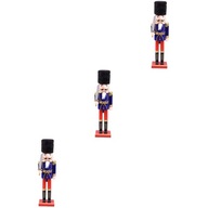 Luskáčik z masívneho dreva Ornament Darček 3 ks Luskáčik z masívneho dreva Ornament Darček 3 ks