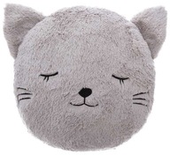 DETSKÝ VANKÚŠ, ŠEDÝ MÄKKÝ CAT, 27x27 cm DETSKÝ VANKÚŠ, ŠEDÝ MÄKKÝ CAT, 27x27 cm