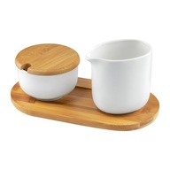 Cukornička + kanvička na mlieko Ambition Natural porcelán Cukornička + kanvička na mlieko Ambition Natural porcelán