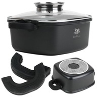 GRANITOVÝ HRNEC GOOO MAKER 2,3L INDUKČNÉ PLYNOVÉ hrnce s GREBLON POVRCHU GRANITOVÝ HRNEC GOOO MAKER 2,3L INDUKČNÉ PLYNOVÉ hrnce s GREBLON POVRCHU