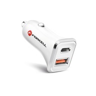 USB A + USB C PD 20W 3.0 QC nabíjačka do auta USB A + USB C PD 20W 3.0 QC nabíjačka do auta