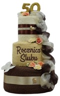 Uteráková torta DARČEK k výročiu svadby Uteráková torta DARČEK k výročiu svadby