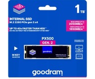 GOODRAM PX500 1TB M.2 PCIe NVMe M.2 SSD disk