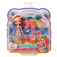 Bábika Enchantimals Flamingo rodinka Florinda Flamingo + 3 zvieratká Bábika Enchantimals Flamingo rodinka Florinda Flamingo + 3 zvieratká