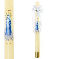 Krémová sviečka Candlemas s Pannou Máriou Candlemas Krémová sviečka Candlemas s Pannou Máriou Candlemas