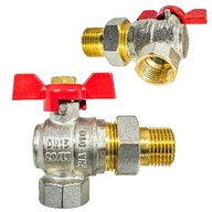 KLOBÚK, KOHÚT GUĽOVÝ 1/2" DN15 S PREPLACHOVACÍM MOTÝĽ ČERVENÝM PERFEXIM KLOBÚK, KOHÚT GUĽOVÝ 1/2" DN15 S PREPLACHOVACÍM MOTÝĽ ČERVENÝM PERFEXIM