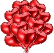 Sada červených fóliových balónov HEARTS, 20 ks, na Valentína Sada červených fóliových balónov HEARTS, 20 ks, na Valentína