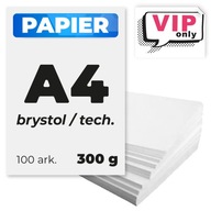 Technický papier BRYSTOL biely hrubý 300g A4 100 listov. Technický papier BRYSTOL biely hrubý 300g A4 100 listov.