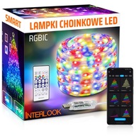 CHYTRÝ NEÓNOVÝ RGBIC LED PÚH Bluetooth 5M IP65 USB OZDOBENIE SVIETKA NA VIANOČNÝ STROMČEK CHYTRÝ NEÓNOVÝ RGBIC LED PÚH Bluetooth 5M IP65 USB OZDOBENIE SVIETKA NA VIANOČNÝ STROMČEK