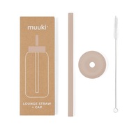 MUUKI slamka na fľašu Lounge Straw+CAP DESERT ROSE 720 ml