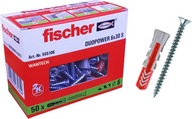 Fischer DUOPOWER 6x30S so skrutkou 4,5x40mm 50 ks. Fischer DUOPOWER 6x30S so skrutkou 4,5x40mm 50 ks.