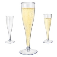 Poháre na šampanské, plastové, 100 ml, 20 ks. Poháre na šampanské, plastové, 100 ml, 20 ks.
