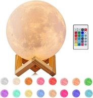 Mesačná lampa 16 farieb LED Nočná lampa Mesačná lampa 16 farieb LED Nočná lampa