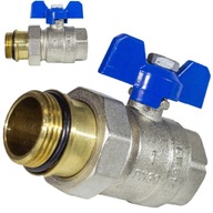 KOHÚT GUĽOVÝ, KOHÚT S 1'' PALCOM DN25 DN25 S MOTÝLIKOU, MODRÁ KOHÚT GUĽOVÝ, KOHÚT S 1'' PALCOM DN25 DN25 S MOTÝLIKOU, MODRÁ