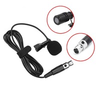 Lavalierový mikrofón s klipom mini XLR 4 pin M-12X