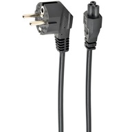 1m štvorlístok napájací kábel pre notebook VDE Schuko IEC320 C5 100cm 1m štvorlístok napájací kábel pre notebook VDE Schuko IEC320 C5 100cm