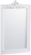 Barokové biele zrkadlo 64x39,5x2 cm Relaxdays