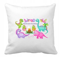 Detský vankúšik DINOSAURS do škôlky PERSONALIZÁCIA Detský vankúšik DINOSAURS do škôlky PERSONALIZÁCIA