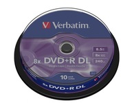 VERBATIM DVD + R (8x) 8,5 GB DoubleLayer CB 10P 43666