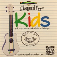 Farebné struny pre ukulele Aquila Kids 160U