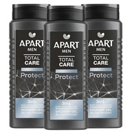 Apart sprchový gél šampón pre mužov Men's Protect 3 kusy Set Apart sprchový gél šampón pre mužov Men's Protect 3 kusy Set