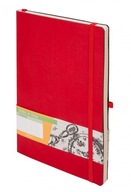 NOTEBOOK B5 LINE IMPRESSION RED ANTRA, ANTRA