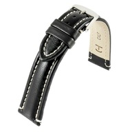 HRUBÝ ČIERNY REMÍN NA HODINKY 0079.01.24 24mm HRUBÝ ČIERNY REMÍN NA HODINKY 0079.01.24 24mm