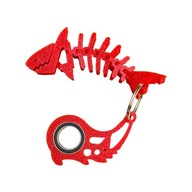 KEYSPINNER Set KEYRING Prívesok na kľúče Keyrambit a Shark Galaxy Red KEYSPINNER Set KEYRING Prívesok na kľúče Keyrambit a Shark Galaxy Red