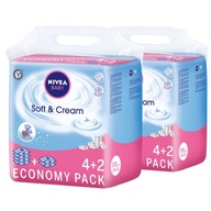 Vlhčené obrúsky NIVEA BABY Soft Cream 12x63 Vlhčené obrúsky NIVEA BABY Soft Cream 12x63