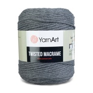 500 g Twisted Macrame String tmavo Grey 758 500 g Twisted Macrame String tmavo Grey 758