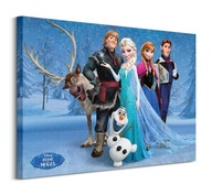 Obrazové plátno Disney Frozen Characters 80x60 cm Obrazové plátno Disney Frozen Characters 80x60 cm