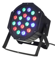 ZD64A REFLEKTOROVÝ FAREBNÝ 18x LED DMX PAR RACK