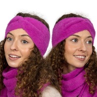 Dámska čelenka do uší ALPACA Amaranth teplá krásna Dámska čelenka do uší ALPACA Amaranth teplá krásna